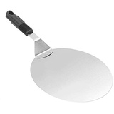 DMZK Pizzaschieber, Pizzaschieber Edelstahl mit Kunststoffgriff, 26CM Pizzastein Pizzawender Pizza Schieber Schaufel für hausgemachte Pizzen, Gebäck, Teig, Brot, Kuchen etc