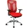TOPSTAR Sitness Net Pro 100 mit Armlehnen rot / alu poliert