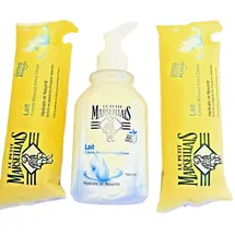 Le Petit Marseillais Flüssigseife pur Savon Olive 300 ml + 2 x 250 ml Nachfüllpack