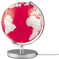 Globus mit Licht Terra Red Light