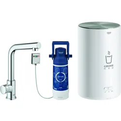 GROHE Red Mono Standventil und Boiler Größe M, Standventil mit L-Auslauf