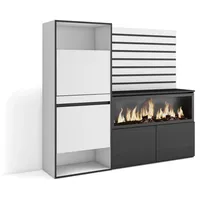 SKRAUT HOME Schuhkipper, Weiß, Holzwerkstoff, Rechteckig, 167x145x35 cm, Garderobe,
