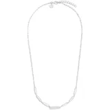 Tom Tailor Collier 2100557 Silber/Glas