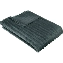 Erwin Müller Fleece in anthrazit Größe 150x200 cm