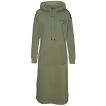 Buffalo Sweatkleid Midi Unifarben Moosgrün 32/34