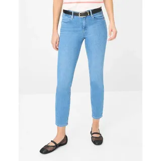 Brax Damen Röhrenjeans Style SHAKIRA S USED REGULAR BLUE, denim blau, Gr. 38