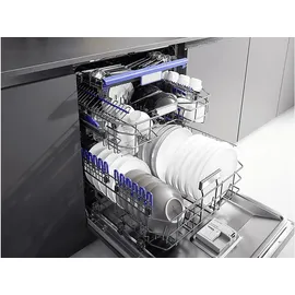 KOENIC KDW 6031 A BI Einbau-Geschirrspüler (teilintegrierbar, 596 mm breit, Schwarz)