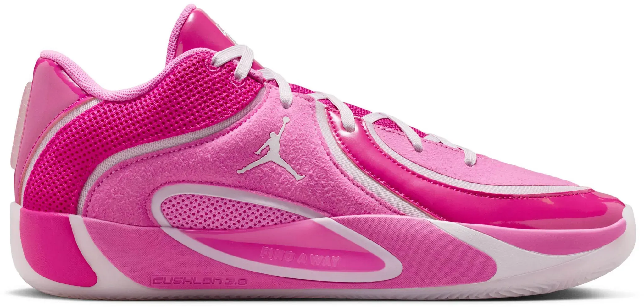 Nike JORDAN TATUM 4 Basketballschuhe Herren in china rose-regal pink-active pink, Größe 47 1/2 - rot