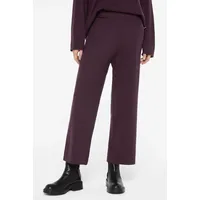 SENSES.THE LABEL Culotte SENSES.THE LABLE Gr. XS/S, Normalgrößen, lila (deep plum) Damen Hosen mit Elastikbund