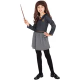 Harry Potter Mädchen Kostüm Kleid Hermione Schwarz 128