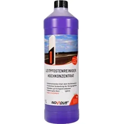 NOVADUR Leitpfostenreiniger Hochkonzentrat, Spezialentwicklung für Straßenmeistereien, 1000 ml - Flasche (reicht für 1000 l - Wasser)