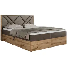 MKS Boxbett, GUNAR - 120/200 Braun Velvet - H3,
