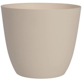 geli Übertopf PURE rund aus Kunststoff - Beige