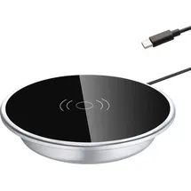 Kalb Material Für Möbel kalb 15W Einbau Ladegerät USB-C 60mm Schnell Ladestation für Smartphones Möbel Induktion Schnellladegerät Wireless Charger Platio