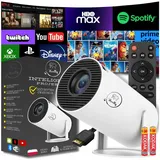 Mini Beamer Android WLAN Bluetooth HD Projektor 4K HDMI Smart TV 130 Zol