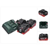 Metabo 18 V Basis Set 3x Akku 10,0 Ah LIHD + ASC 145 Ladegerät CAS System