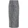 VIVANCE Midirock Damen Animalprint Schwarz/Weiß 38