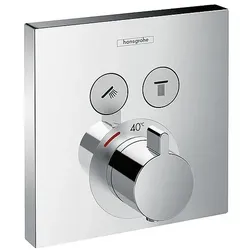 Unterputz-Thermostat Hansgrohe ShowerSelect Fertigset 2 Verbraucher, chrom - 15763000