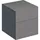 Geberit Xeno2 45x51x46,2cm, m 2 Laden, strukt./sch.-gr