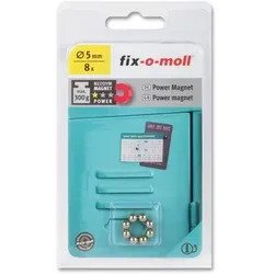 fix-o-moll Neodym Magnete Kugeln 5mm silber