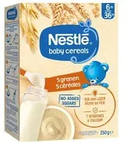 Nestlé® Baby Cereals 5 Céréales Purée 250 g