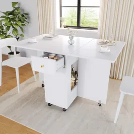 stilvora Esstisch klappbar 2-4 Personen 0 x 0 x 0 cm weiß