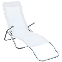 Gardenhome Formentera Kippliege 140 x 57 x 96 cm Weiß