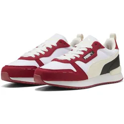 Sneaker PUMA "PUMA R78 Sneakers Erwachsene", Gr. 35.5, schwarz crimson warm weiß rot, Obermaterial: Textil; Futter: Textil; Innensohle: Textil; Laufsohle: Gummi, Schuhe