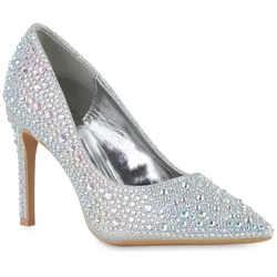 Damen High Heels in Silber