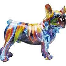 Kare Deko Figur Frenchie Bunt 24cm