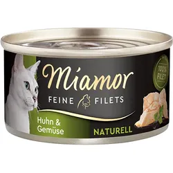 Miamor Feine Filets Naturell Huhn&Gemüse 48x80g Sparpaket
