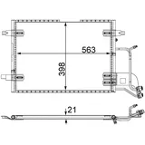 mahle AC 352 000S Kondensator, Klimaanlage