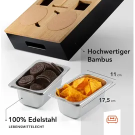 newhabitat Couchbutler Couchbar Snackbox Personalisierbar inkl. Geschenkbox