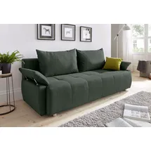 Collection AB Schlafsofa Kunstleder 2-Sitzer Grün