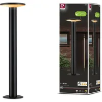 Paulmann LED Pollerleuchte Plate insektenfreundlich - Grau/Schwarz