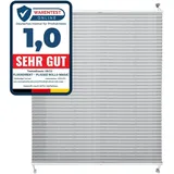 Floordirekt Plissee Faltrollo Magic 110 x 200 cm Silber