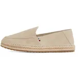 Tommy Hilfiger Herren Espadrilles Flex Loafer mit Logo, Beige (Beige), 44