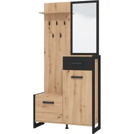 INOSIGN Oleron Kompaktgarderobe 94,5 x 33,5 x 191 beige