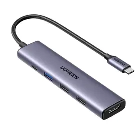 UGREEN USB-C to 1*USB.3.0+2*USB.2.0+HDMI Hub with USB-C Power Supply