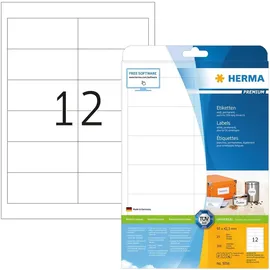 Herma Etiketten 5056 weiß 97,0 x 42,3 mm