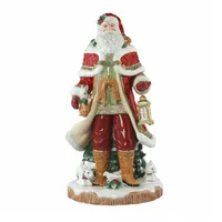Goebel Porzellan Laterne Weihnachtsmann mehrfarbig