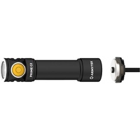 ArmyTek Prime C2 Magnet USB Warm LED Taschenlampe mit Gürtelclip, mit Holster akkubetrieben 930lm 1