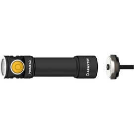 ArmyTek Prime C2 Magnet USB Warm LED Taschenlampe mit Gürtelclip, mit Holster akkubetrieben 930lm 1
