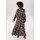 Aniston CASUAL Maxikleid Blumen Blau/Braun 36