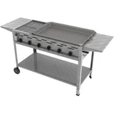 ChattenGlut, Gasgrill, Gasbräter 6-flammig mit Pfanne (27 kW)