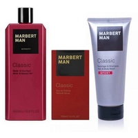 Marbert Man Classic Duschgel 400ml + EDT 100ml + Sport Hair & Body Wash 200ml