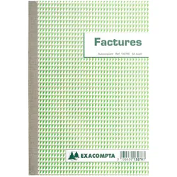 EXACOMPTA Manifold Rechnungen 210 x 148 mm selbstdurchschreibendes Duplikat 50 Blatt