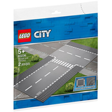 Lego City Gerade und T-Kreuzung 60236