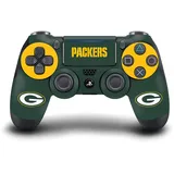 Head Case Designs Offizielle NFL Logo Green Bay Packers Vinyl Haut Gaming Aufkleber Abziehbild Abdeckung kompatibel mit Sony Playstation 4 PS4 DualShock 4 Controller