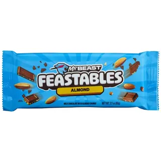 Mr Beast Feastables Milk Almond 60G